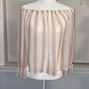 Off the shoulder blouse